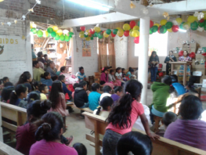 helping the church in  Angahuan
